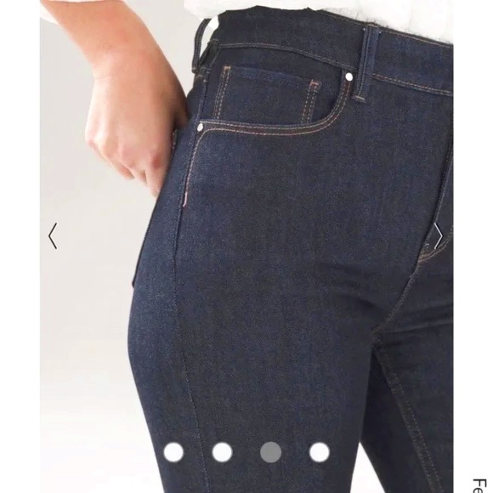 White House Black Market High Rise Slim Sculpt Skinny Ankle Jeans Size 8